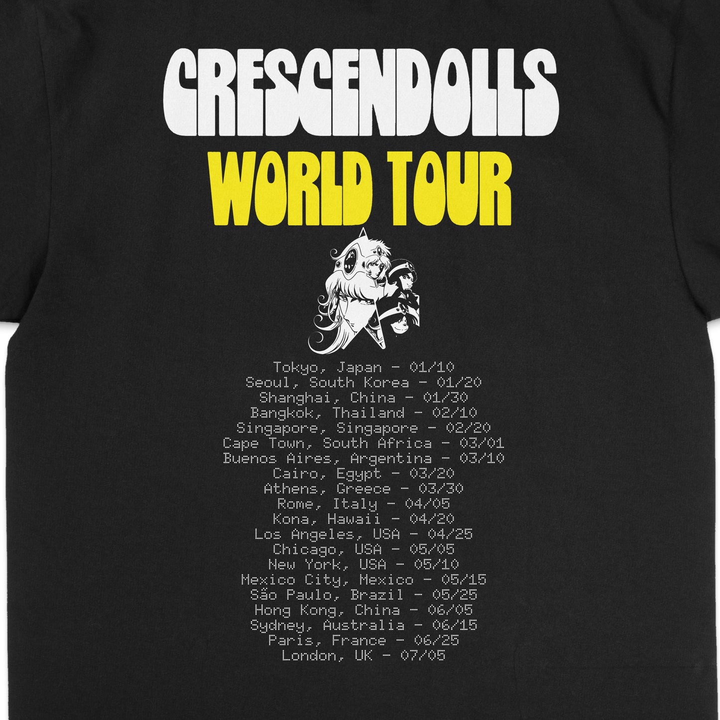 Crescendolls World Tour Shirt