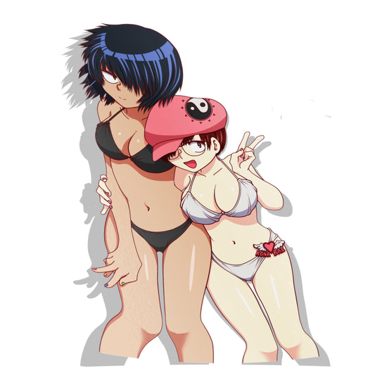 Urabe and Oka Swimsuit